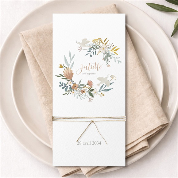 Menu baptême La Jungle réf.N221271