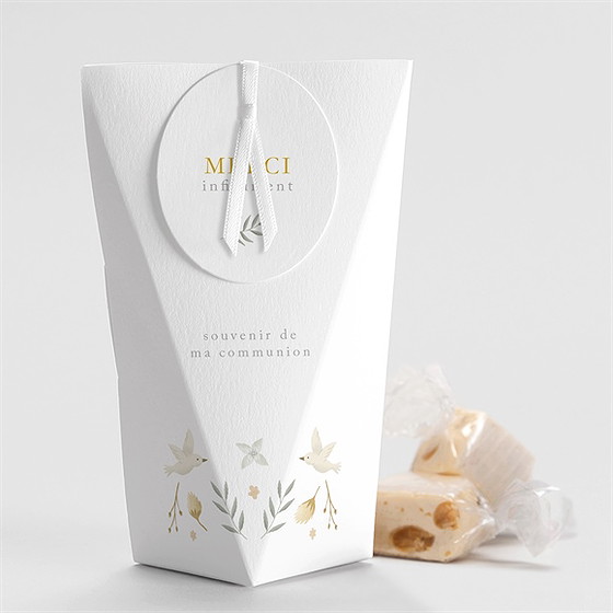 Boîte de dragées communion en vérité étui