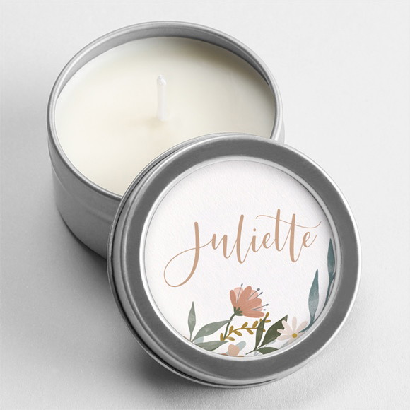 Bougie baptême Jungle argent réf.N3601597