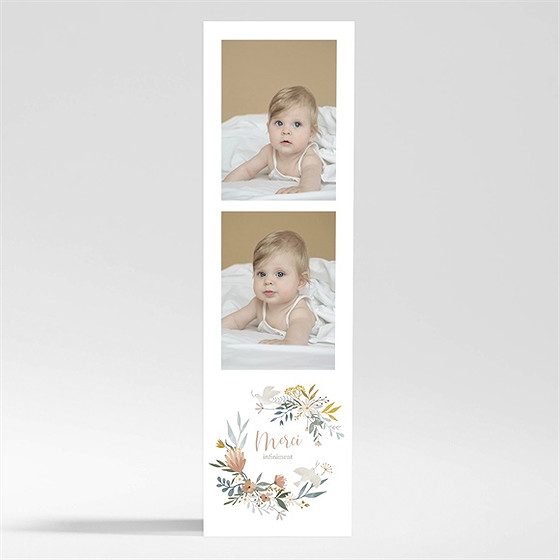 Remerciement baptême jungle magnet