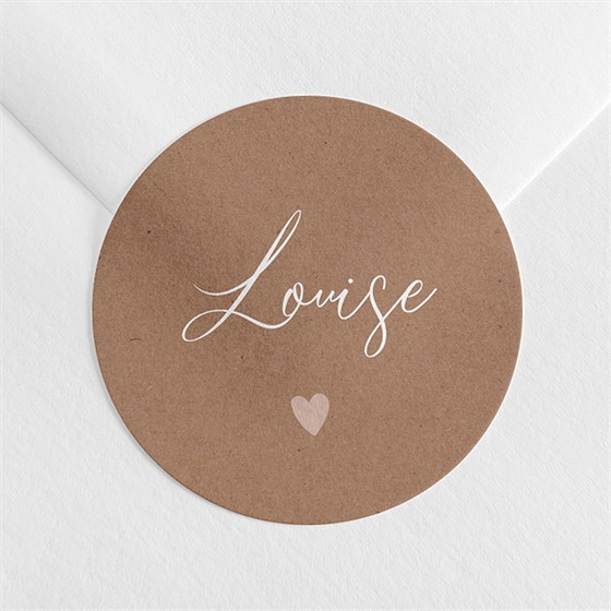 Sticker naissance paisible