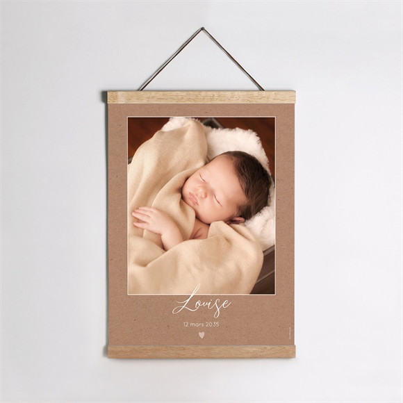 Affiche naissance Paisible réf.N260160