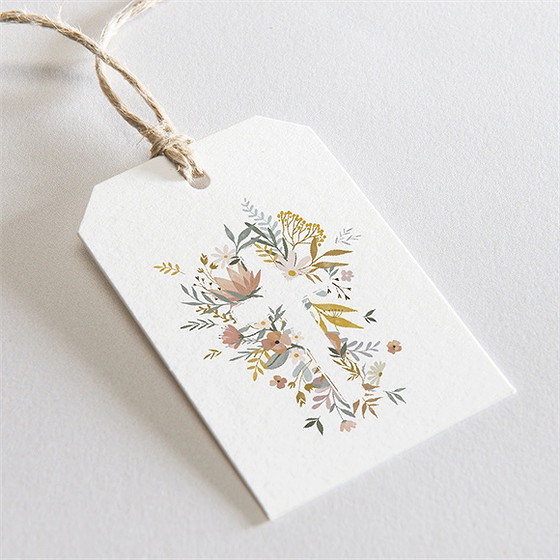 Etiquette baptême tout en joie