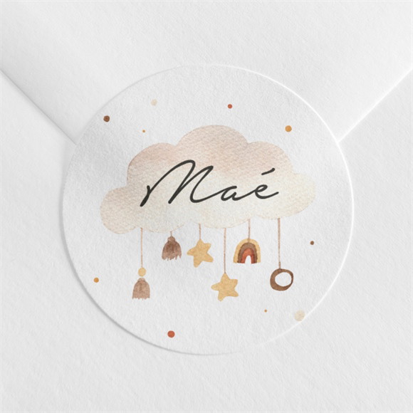 Sticker naissance Mon nuage réf.N3601708
