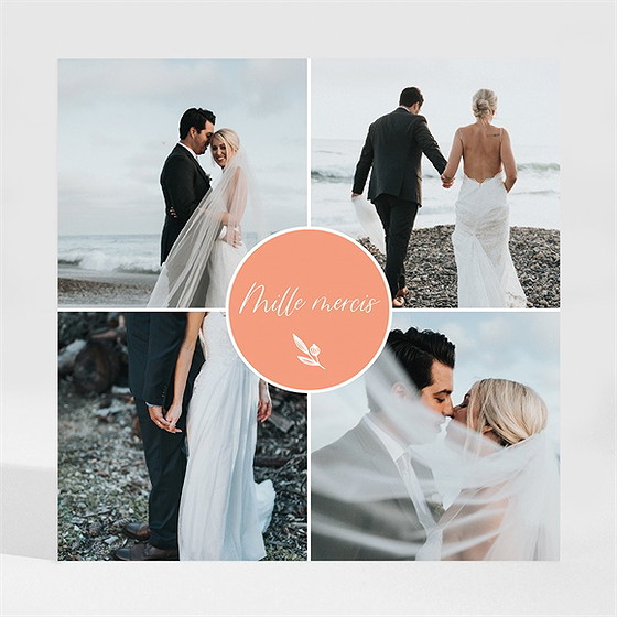 Remerciement mariage fantasques magnet