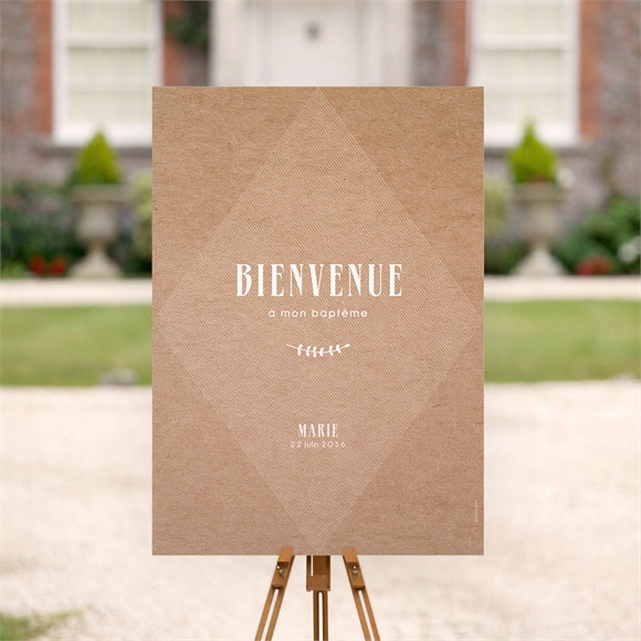 Panneau bienvenue Pele mele photo original réf.N260172