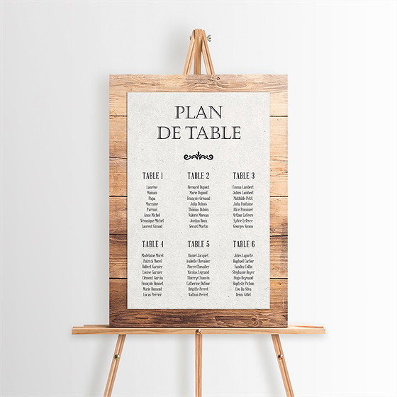 Plan de table baptême maison du baptême !