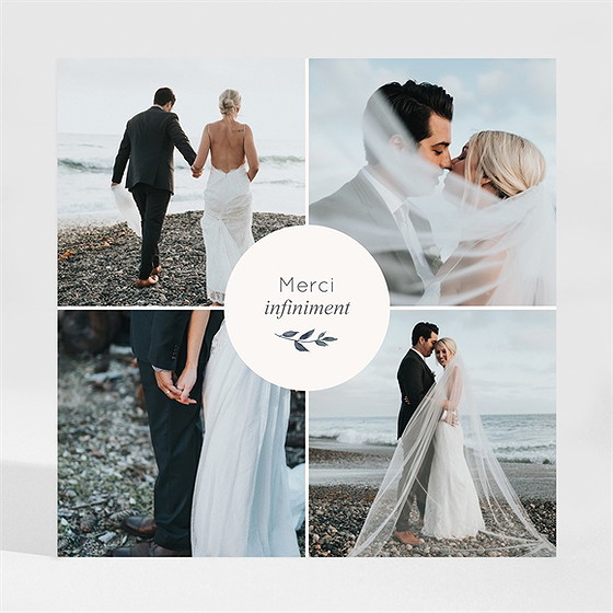 Remerciement mariage rien que nous magnet