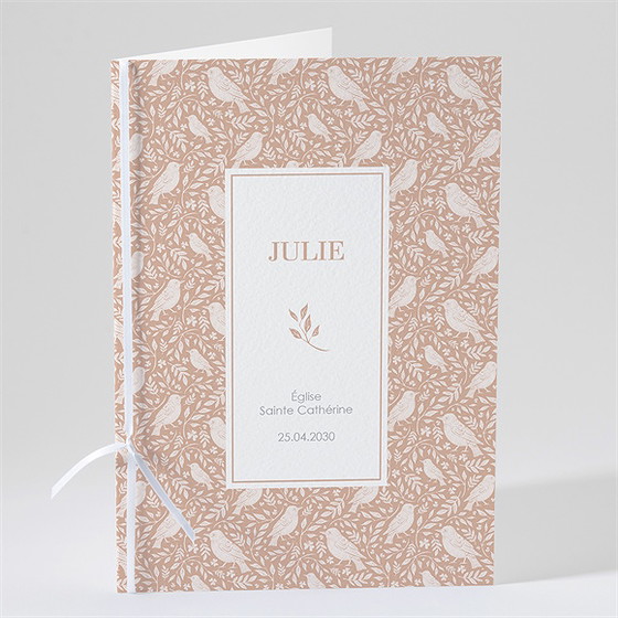 Livret de messe baptême mes petits oiseaux