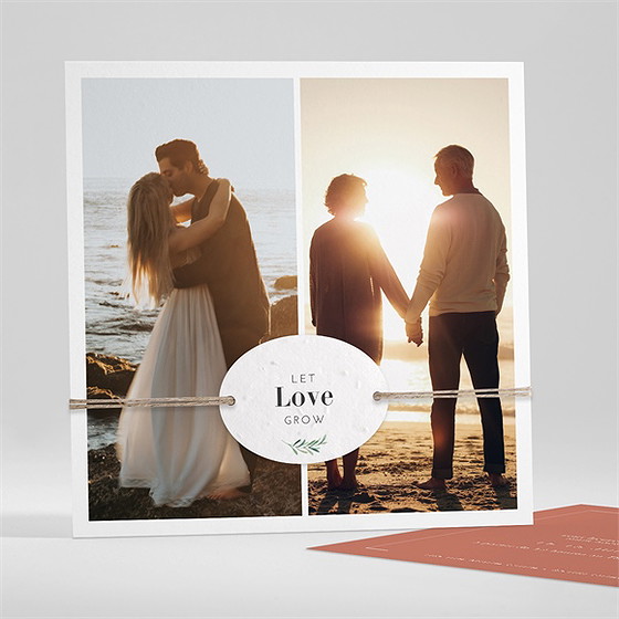 Invitation anniversaire de mariage noces de porcelaine