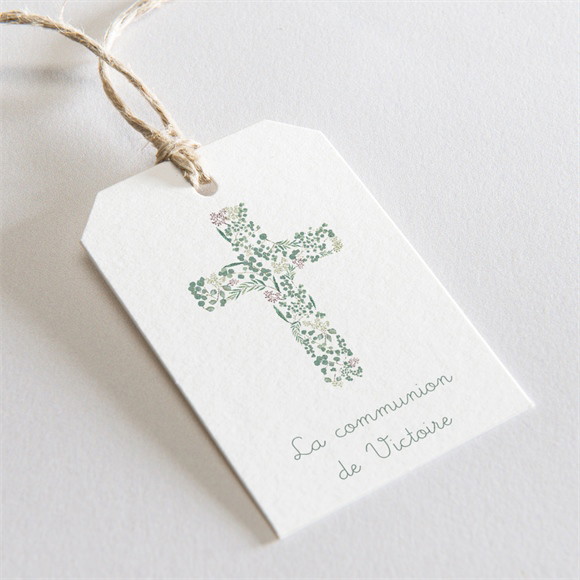 Etiquette communion Printanier réf.N291657