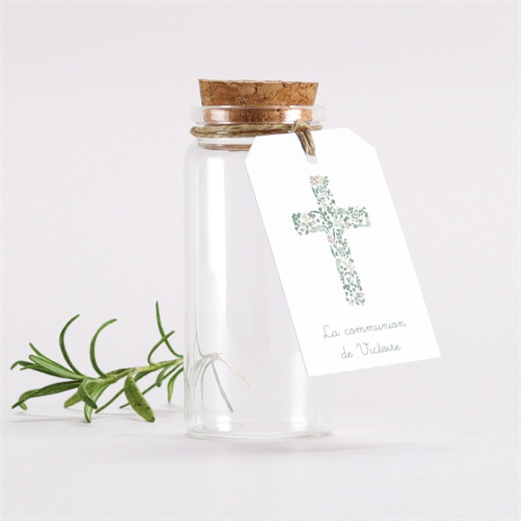 Mignonette communion Printanier étiquette réf.N291658