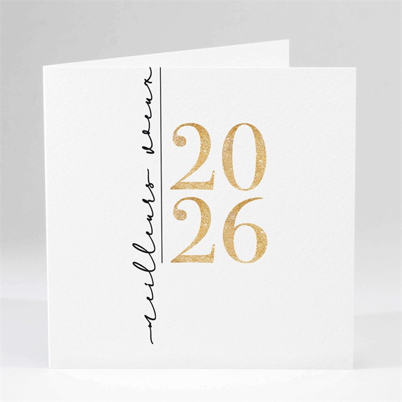 Carte de voeux Calligraphie réf.N451466