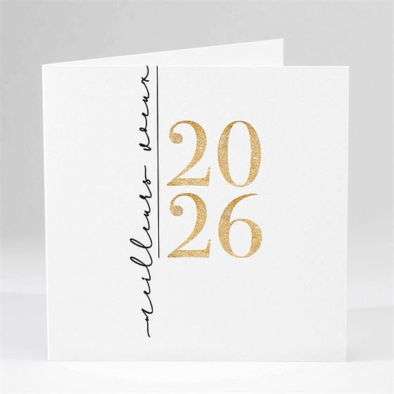 Carte de voeux calligraphie