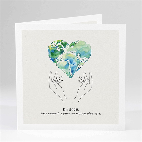 Carte de voeux monde