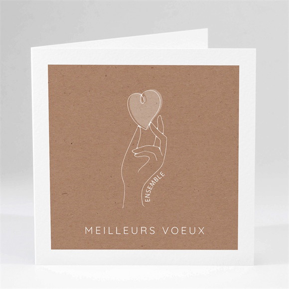 Carte de voeux Solidaire réf.N451472