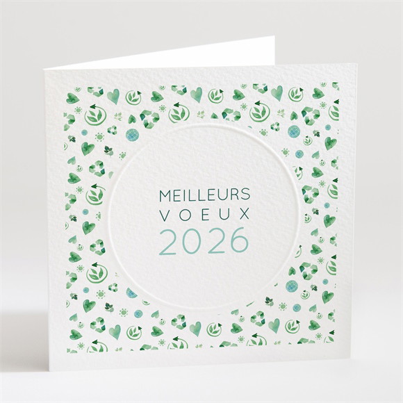 Carte de voeux Croissance verte réf.N451474