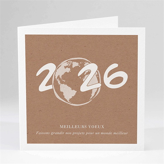 Carte de voeux durable