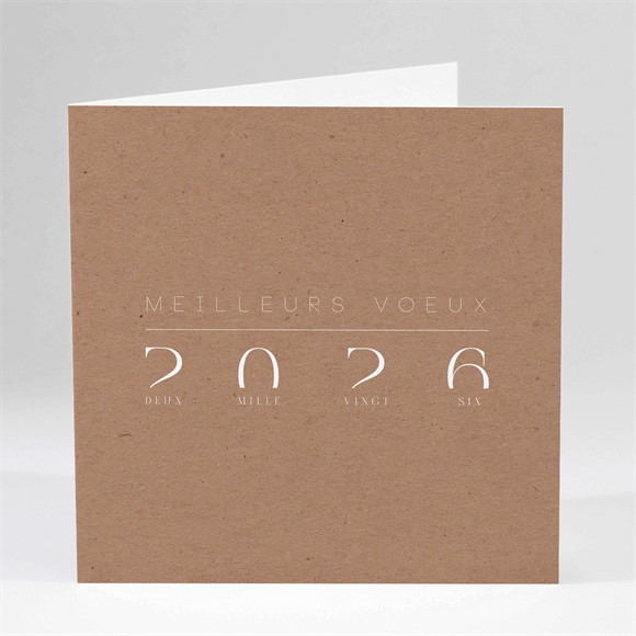 Carte de voeux Année originale réf.N451479