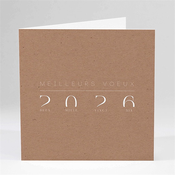 Carte de voeux année originale