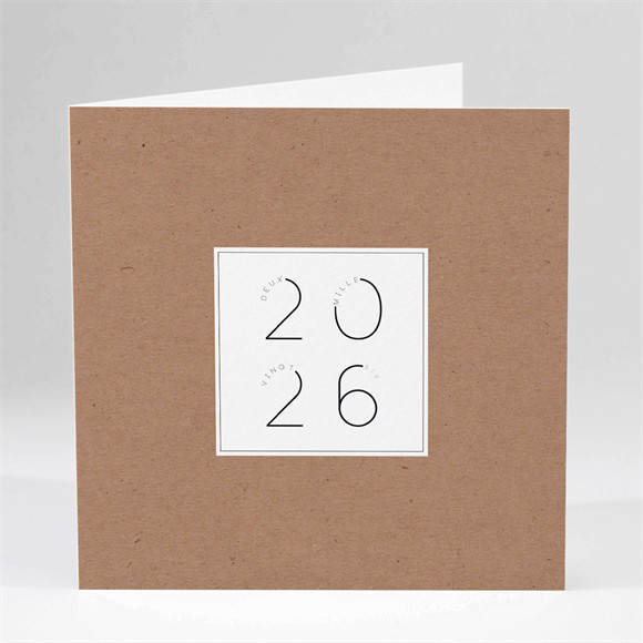 Carte de voeux Design chiffres réf.N451480