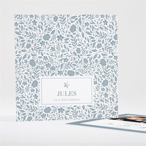 Faire-part de baptême Jour Divin dorure réf.N351468