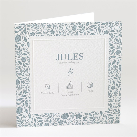 Faire-part de baptême Jour Divin gaufrage réf.N451489