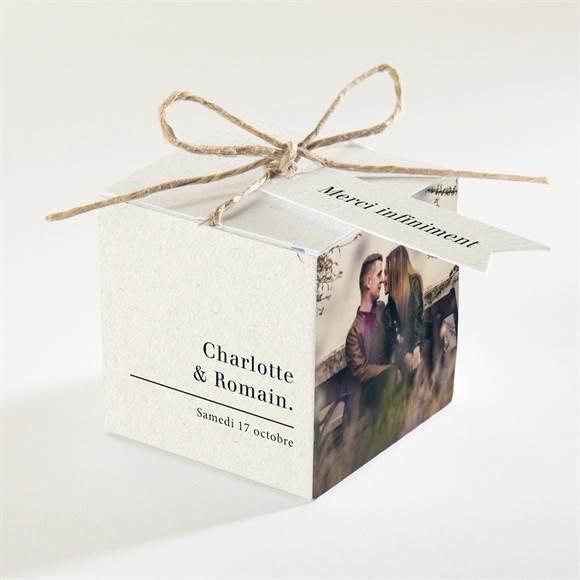 Boîte de dragées mariage Absolument réf.N340643