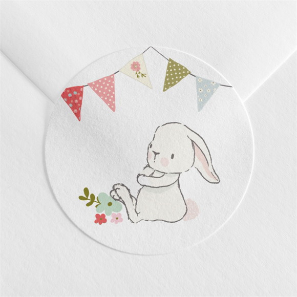 Sticker naissance Tendre guirlande réf.N3601745