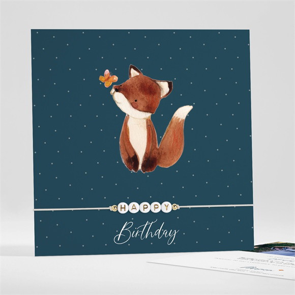 Invitation anniversaire Mon Renard réf.N351481