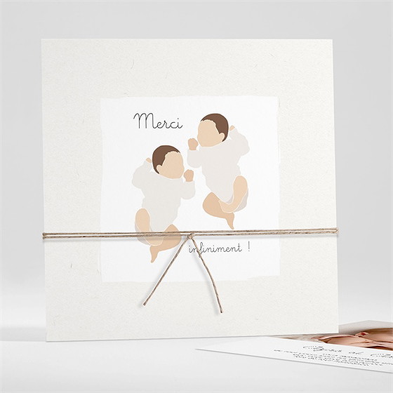 Remerciement naissance des jumeaux !