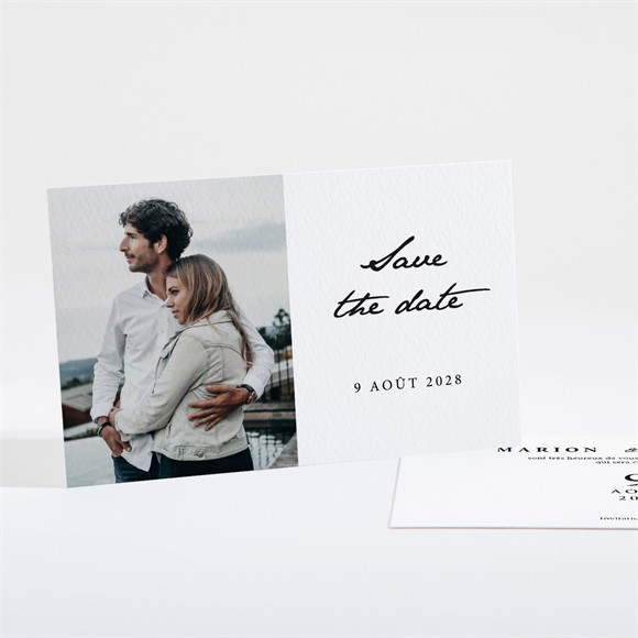 Save the Date mariage Epuré réf.N161262