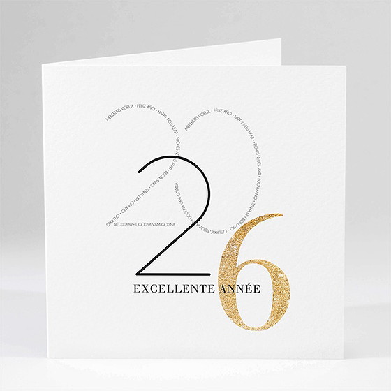 Carte de voeux année design
