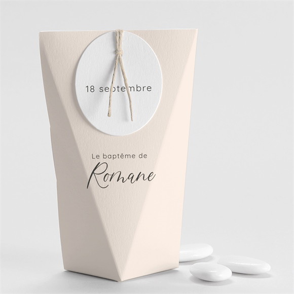 Boîte de dragées baptême Bébé Nounours étui réf.N520331