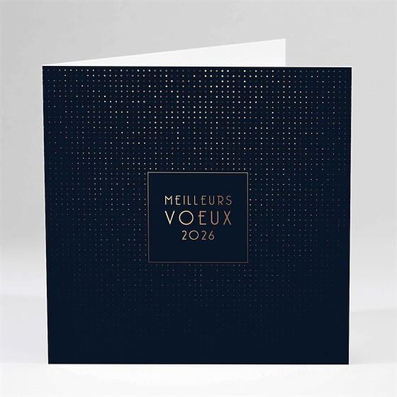 Carte de voeux scintillante