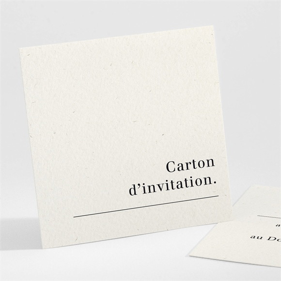 Carton d'invitation mariage Absolument réf.N301494