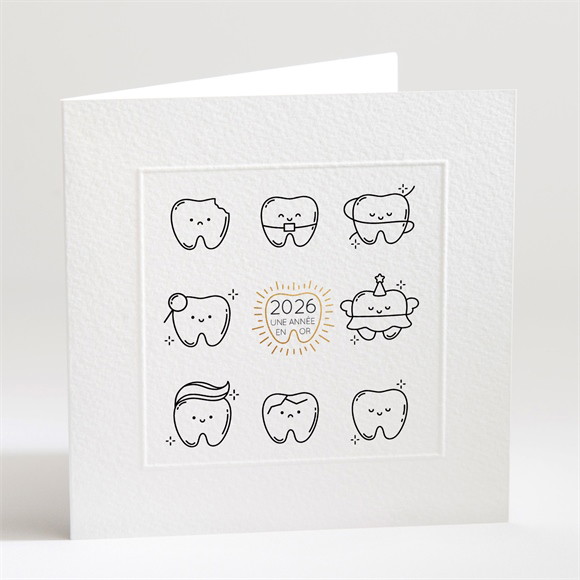 Carte de voeux Dentiste original réf.N451503