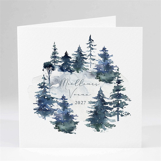 Carte de voeux montagne