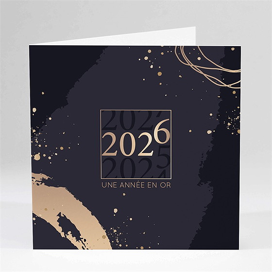 Carte de voeux nouvelle année