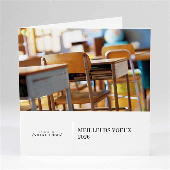 Carte de voeux Ecole réf.N451517