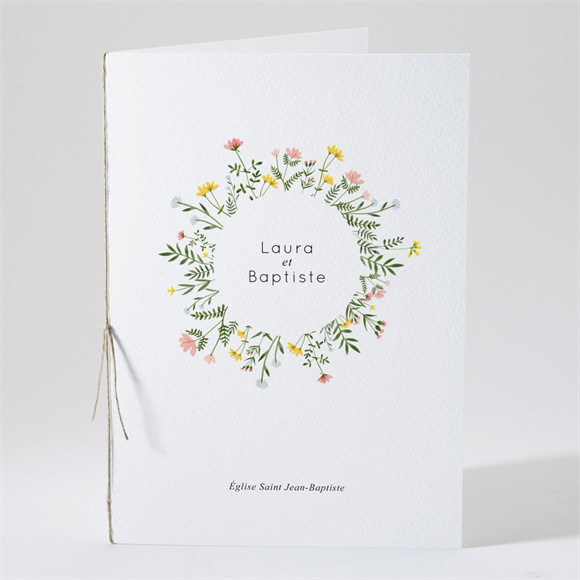 Livret de messe mariage Joie Champetre réf.N491420