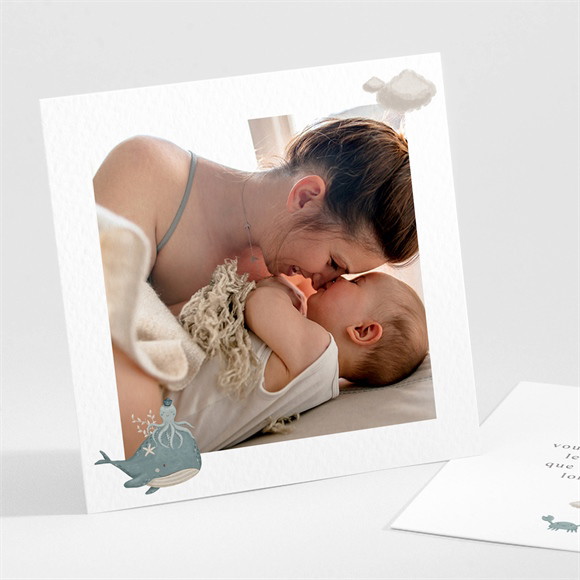 Remerciement naissance Mer réf.N301499