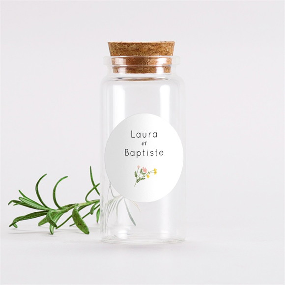 Mignonette mariage Joie Champetre Sticker réf.N3601789