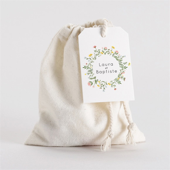 Pochon mariage  Joie Champetre réf.N291687