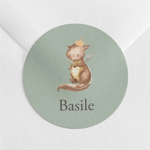 Sticker naissance Dragon réf.N3601790