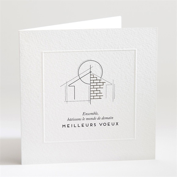 Carte de voeux Entreprise batiment réf.N451538