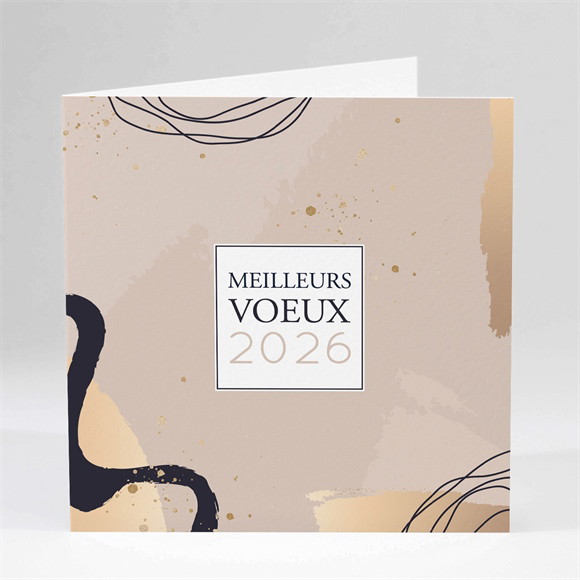 Carte de voeux Elegante réf.N451550
