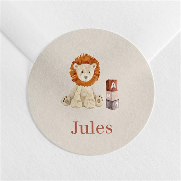 Sticker naissance Mon petit Lion réf.N3601792