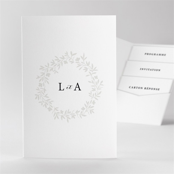 Faire-part mariage Sublime pocketfold réf.N84144