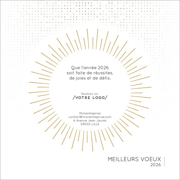 Carte de voeux virtuelle image entreprise Logo réf.ECARD_043